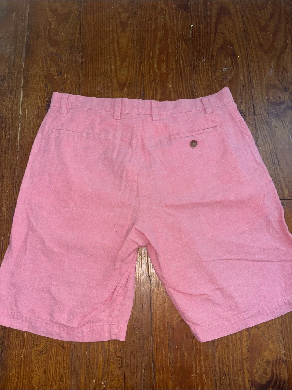 Banana Republic Pink Flat Front Cotton Shorts